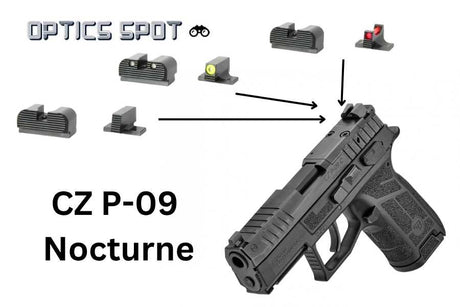 Sights for CZ P-09 NOCTURNE are available