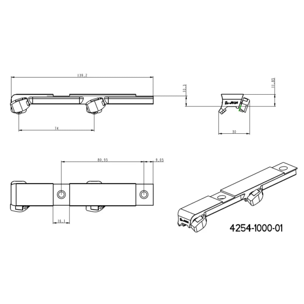 30mm Montageréng | kuerz Blaser Basis JK-N