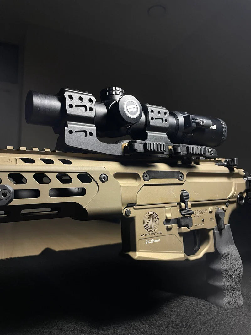 34mm Zielfernrohrhalterung mit Ausleger | Picatinny QD Ergo Basis