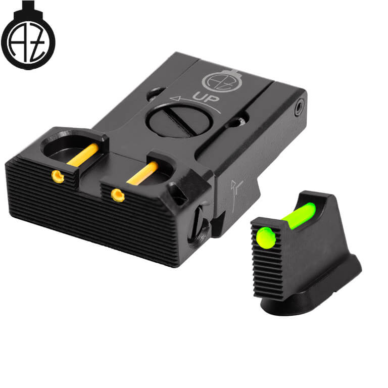 CZ 75B, CZ P-01, CZ 75 SP-01 verstellbare Visierung mit Faseroptik | Typ B Zendl