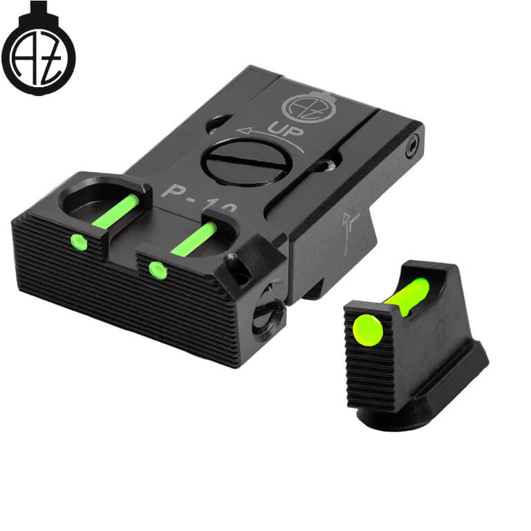 CZ P-10 verstellbar Eisenviséierer mat Fiberoptik | Typ B
