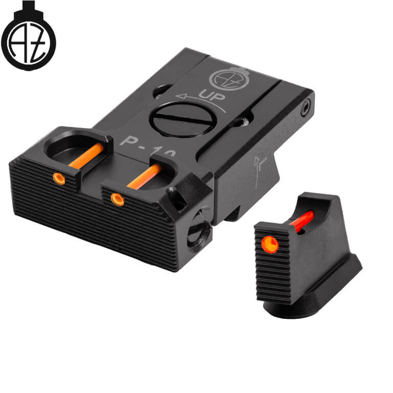 CZ P-10 verstellbar Eisenviséierer mat Fiberoptik | Typ B