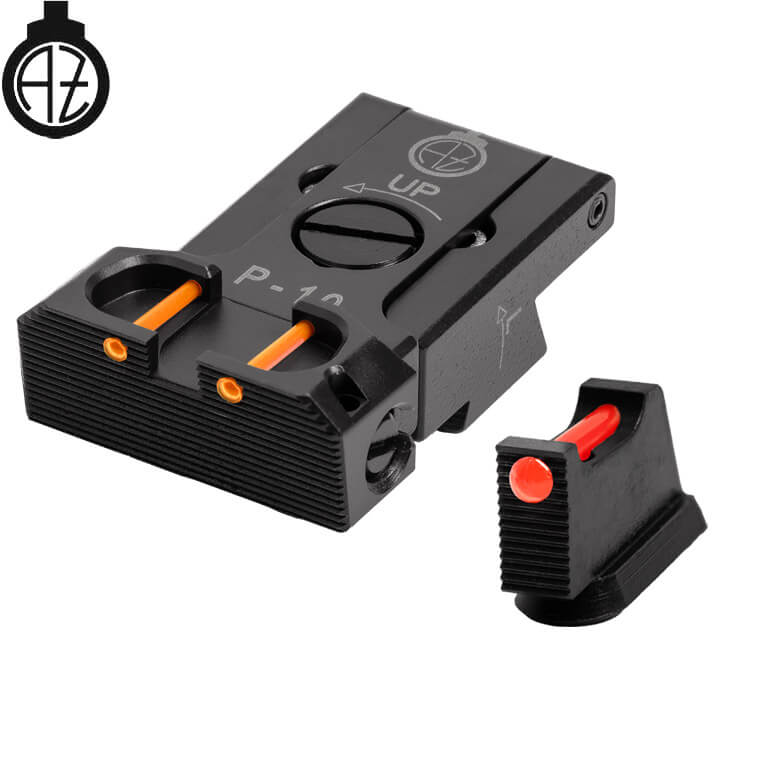 CZ P-10 verstellbar Eisenviséierer mat Fiberoptik | Typ B