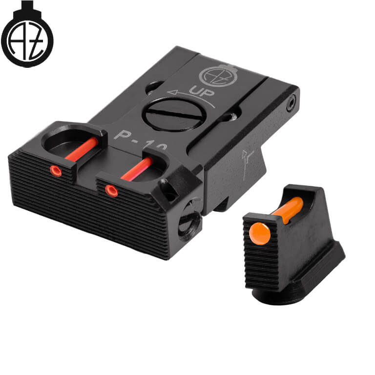 CZ P-10 verstellbar Eisenviséierer mat Fiberoptik | Typ B