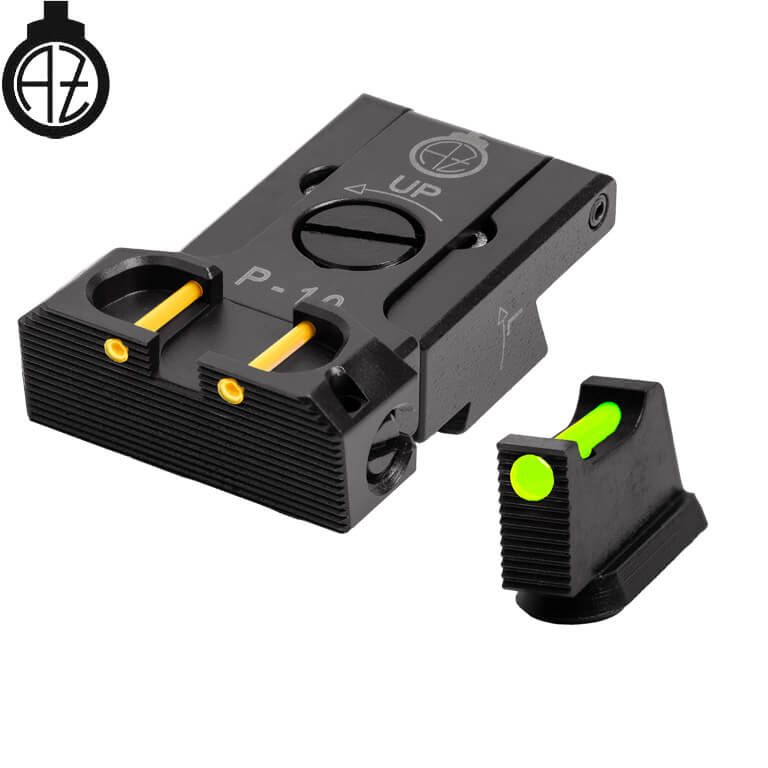 CZ P-10 verstellbar Eisenviséierer mat Fiberoptik | Typ B