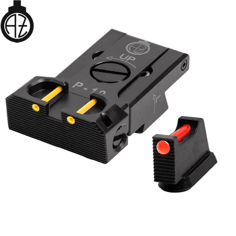 CZ P-10 verstellbar Eisenviséierer mat Fiberoptik | Typ B