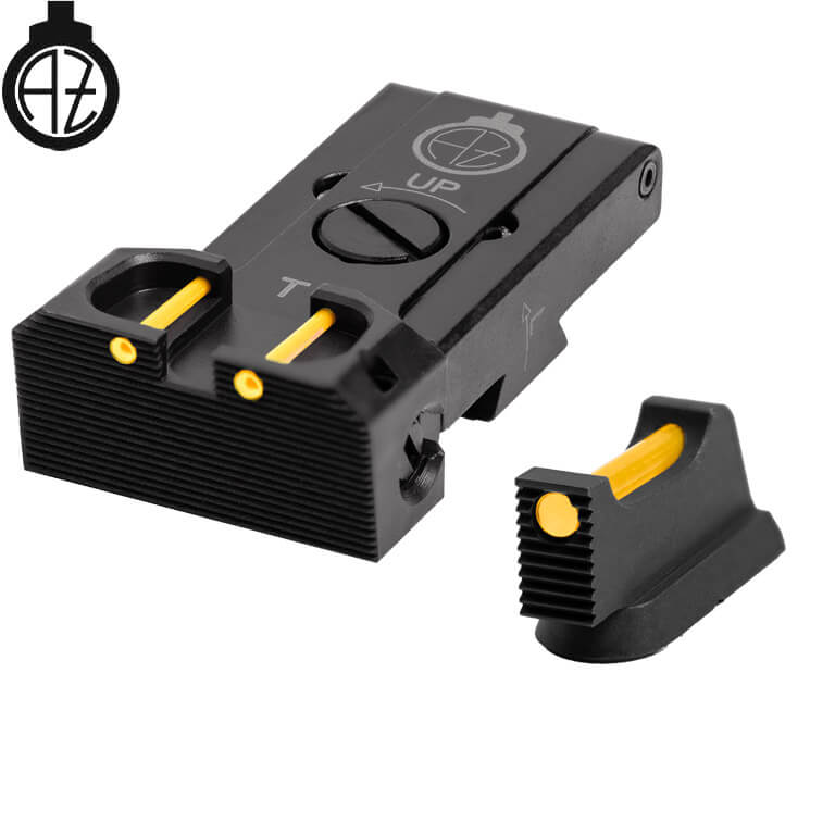 CZ TS 2, CZ TS 1 & CZ Shadow 2 organes de visée réglables Target avec fibre optique | type B