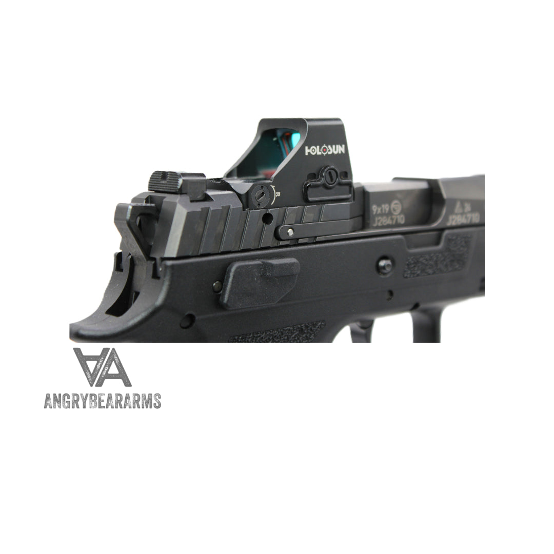 CZ P-09 NOCTURNE Sportsiichter mat Faseroptik