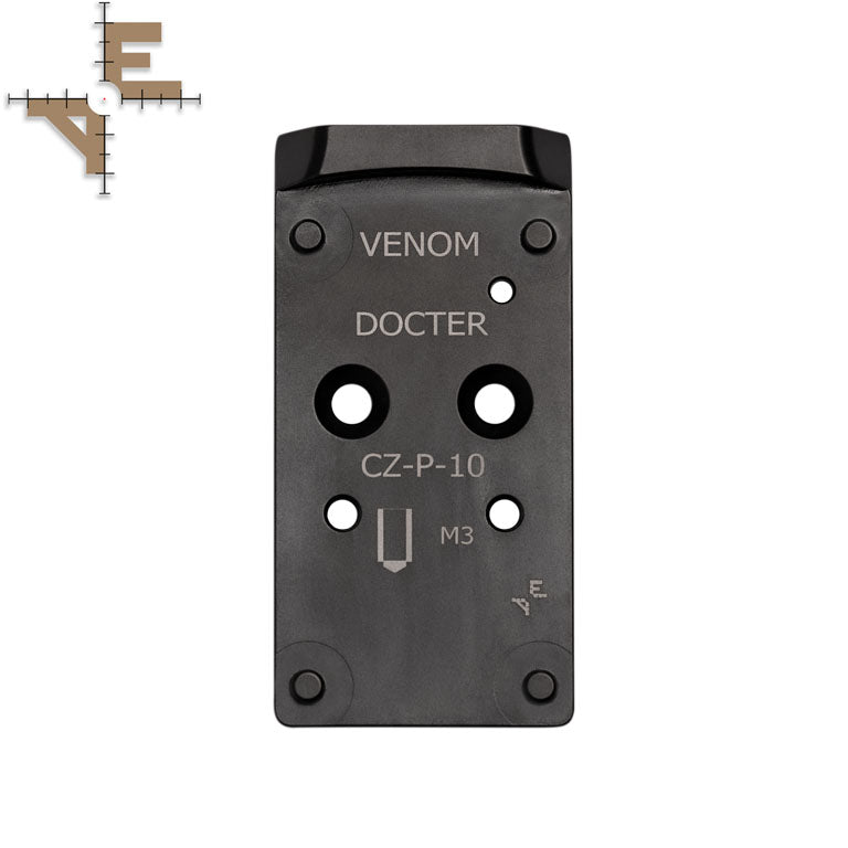 CZ P-10 Optics Ready plaque | empreinte Docter