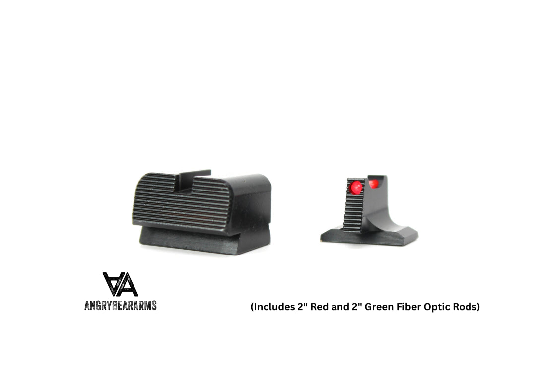 HK VP9 OR, HK SFP9 OR tall sport sights with fiber optics