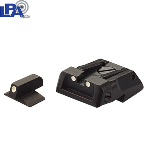 Sig Sauer 1911 .22 LR adjustable sight set with white dots LPA