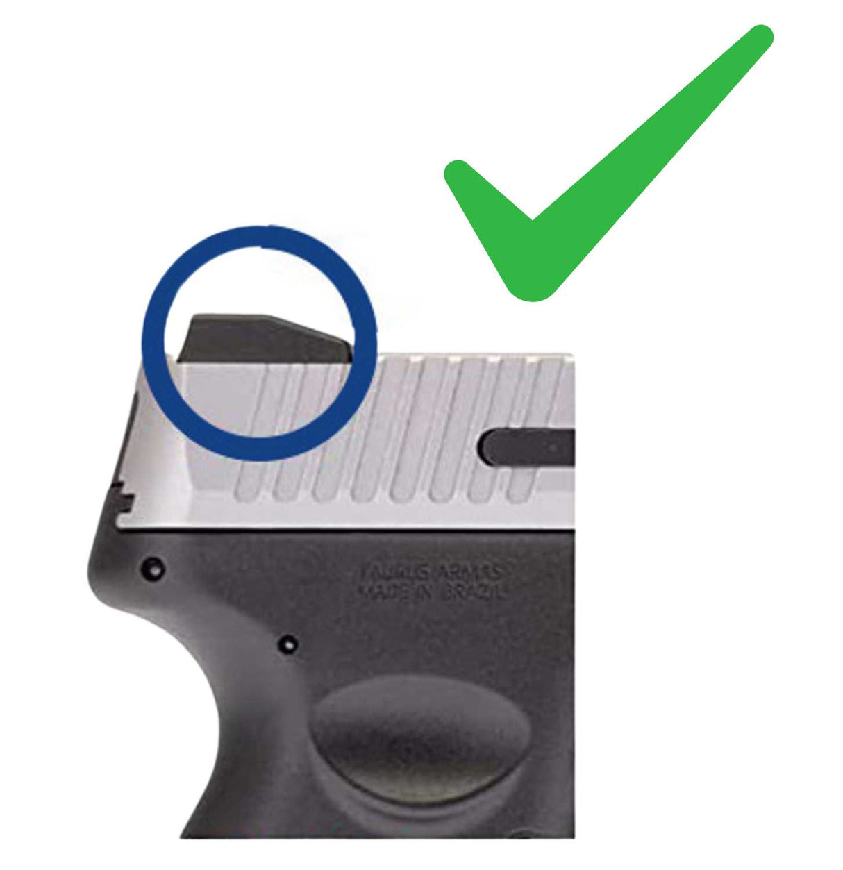 Taurus G3, G2S, G2C, TX22 routenpunkt Montéierung | Trijicon RMR Foussofdrock