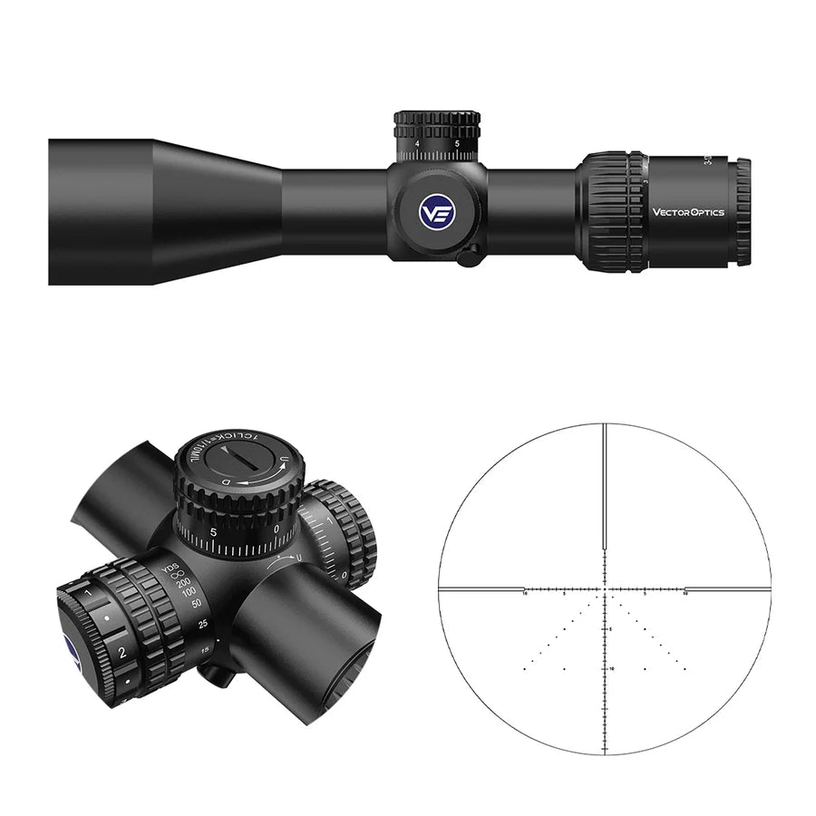 Vector Optics Veyron 10x44 SFP kompakt Gewier-Zielfernrohr