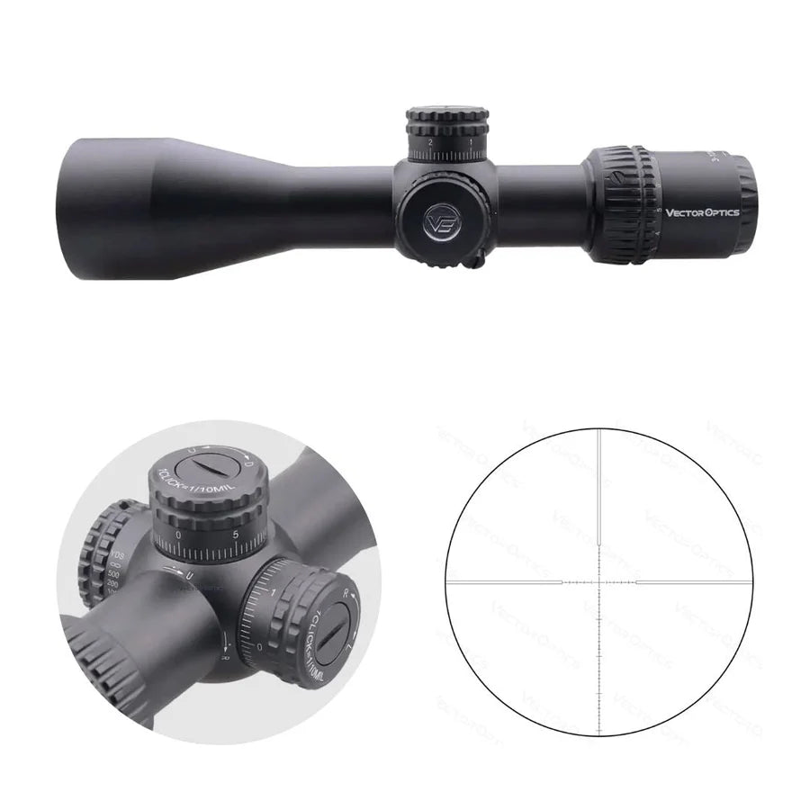 Vector Optics Veyron 3-12x44 FFP lunette de visée compacte pour carabine Vector Optics