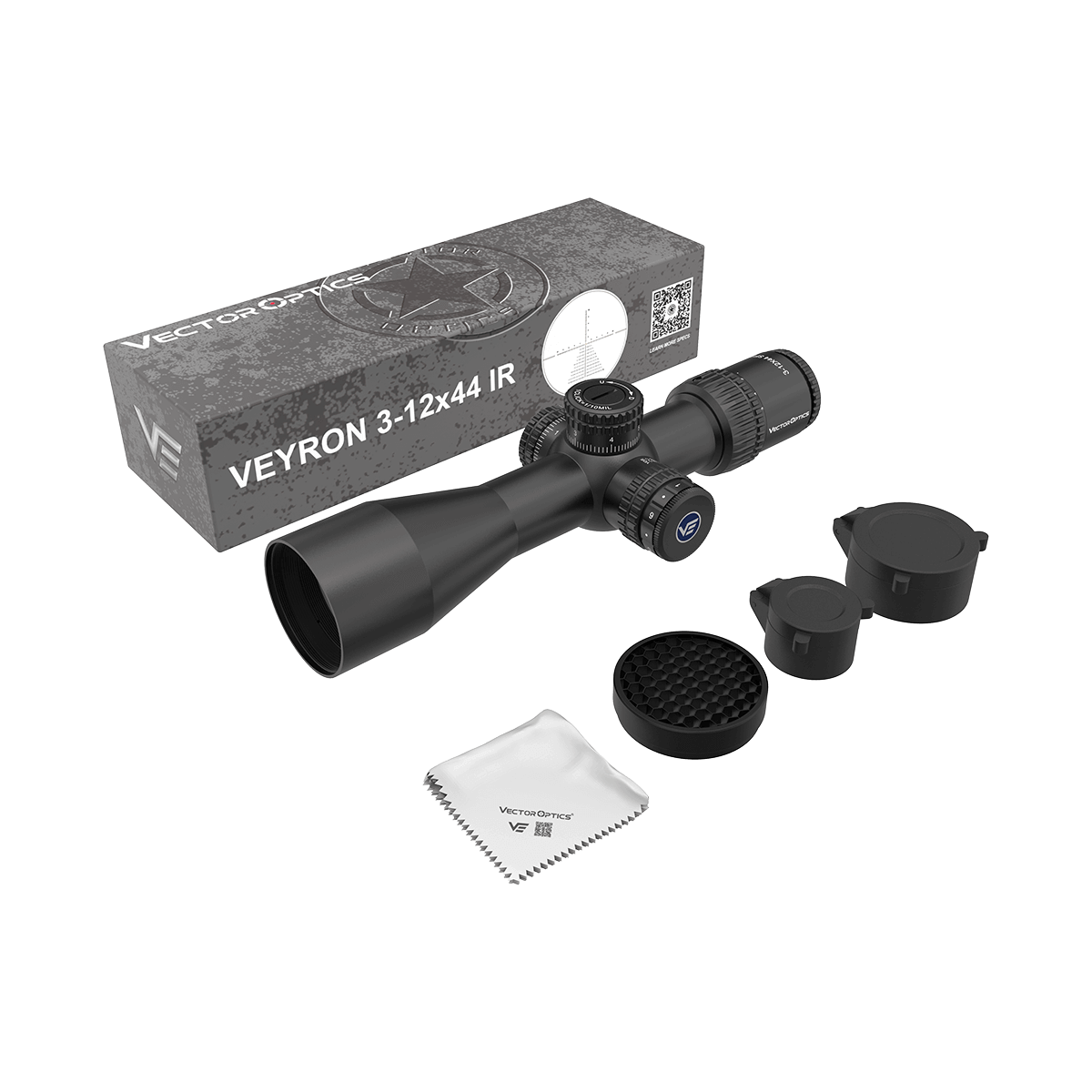 Vector Optics Veyron 3-12x44IR SFP lunette de visée compacte pour carabine Vector Optics