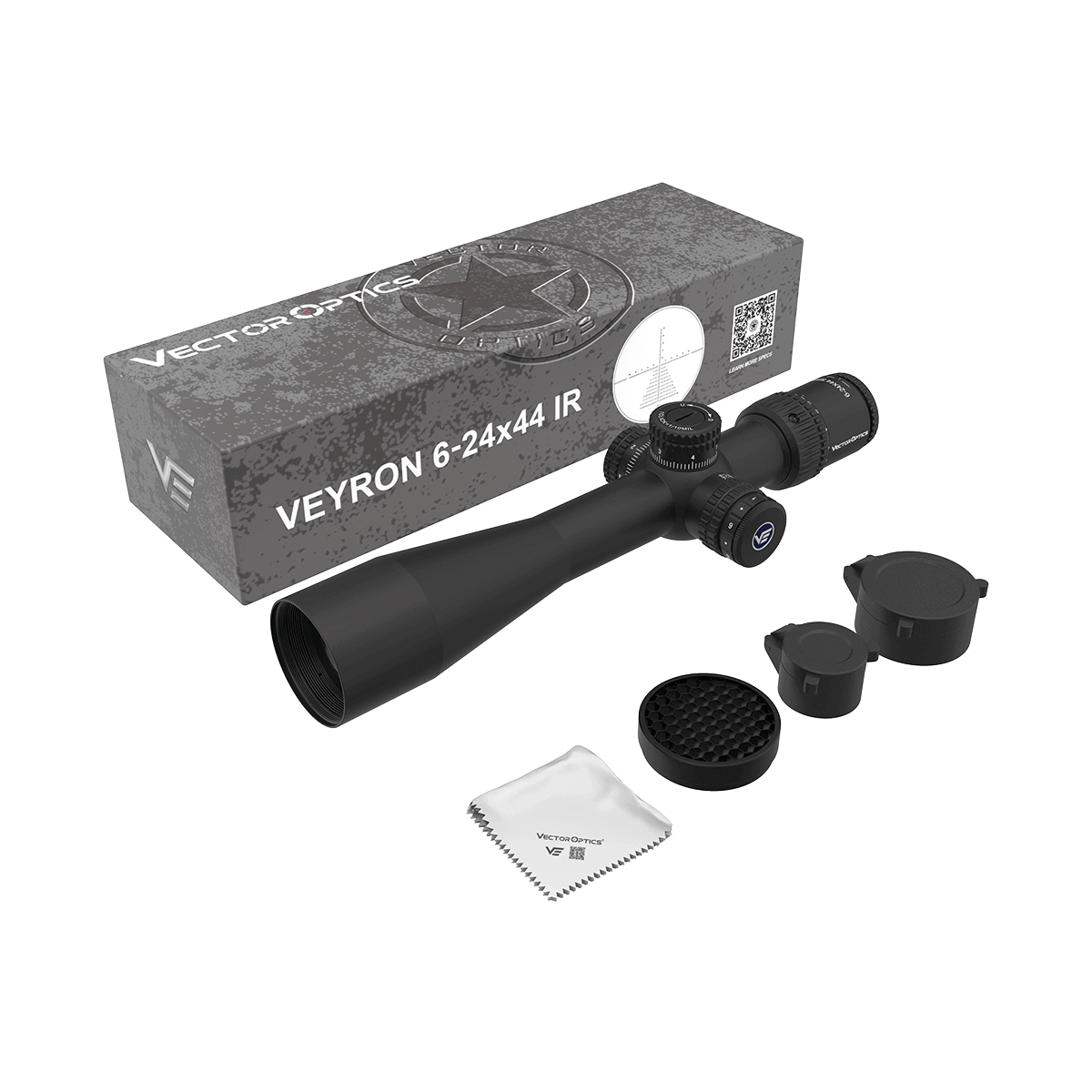 Vector Optics Veyron 6-24x44IR SFP lunette de visée compacte pour carabine