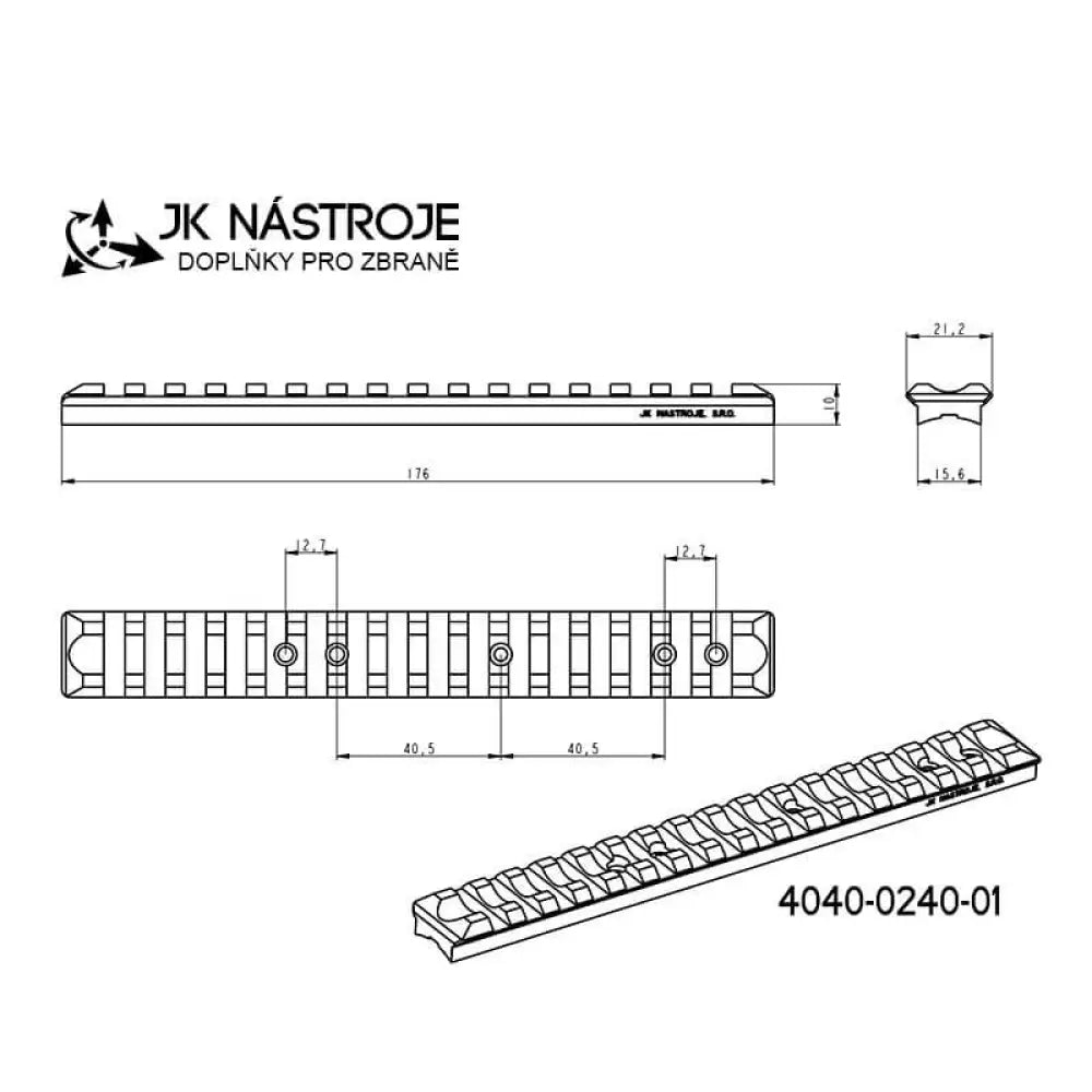 Benelli Argo picatinny rail JK-N