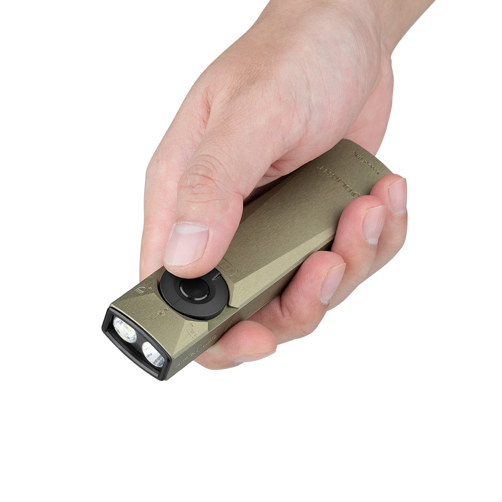 Olight Arkfeld Ultra | flaach 3-an-1 EDC Täscheluucht | 1.400 lm - Olive Green