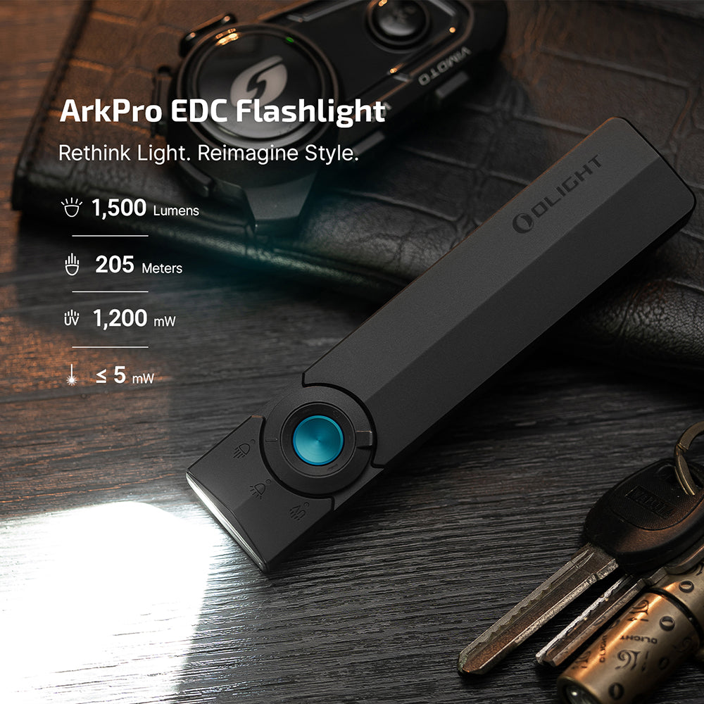 Olight ArkPro | flaach 4-an-1 EDC Täscheluucht | 1.500 lm