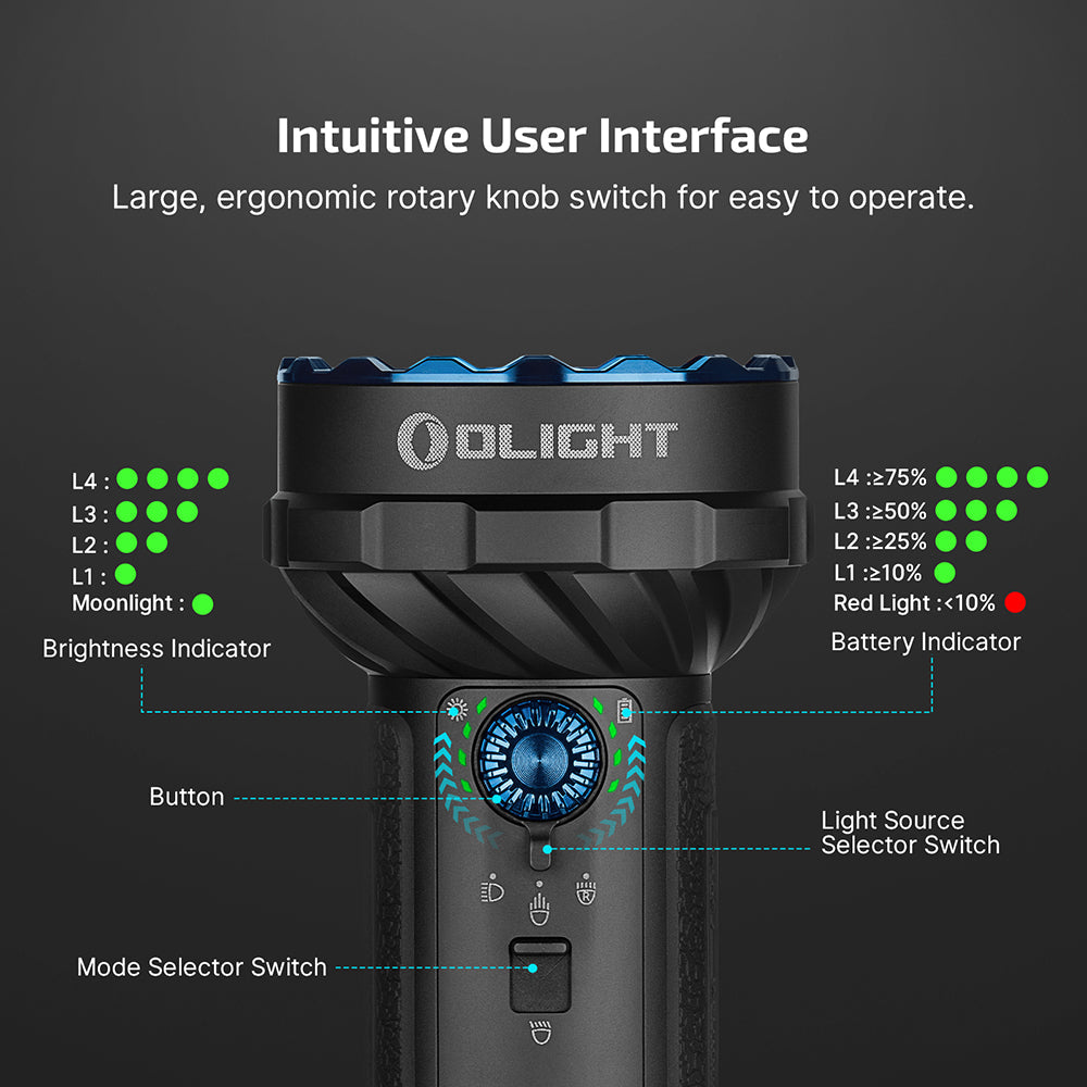 Olight Marauder 2 Mini | lampe rechargeable puissante | 10.000 lm