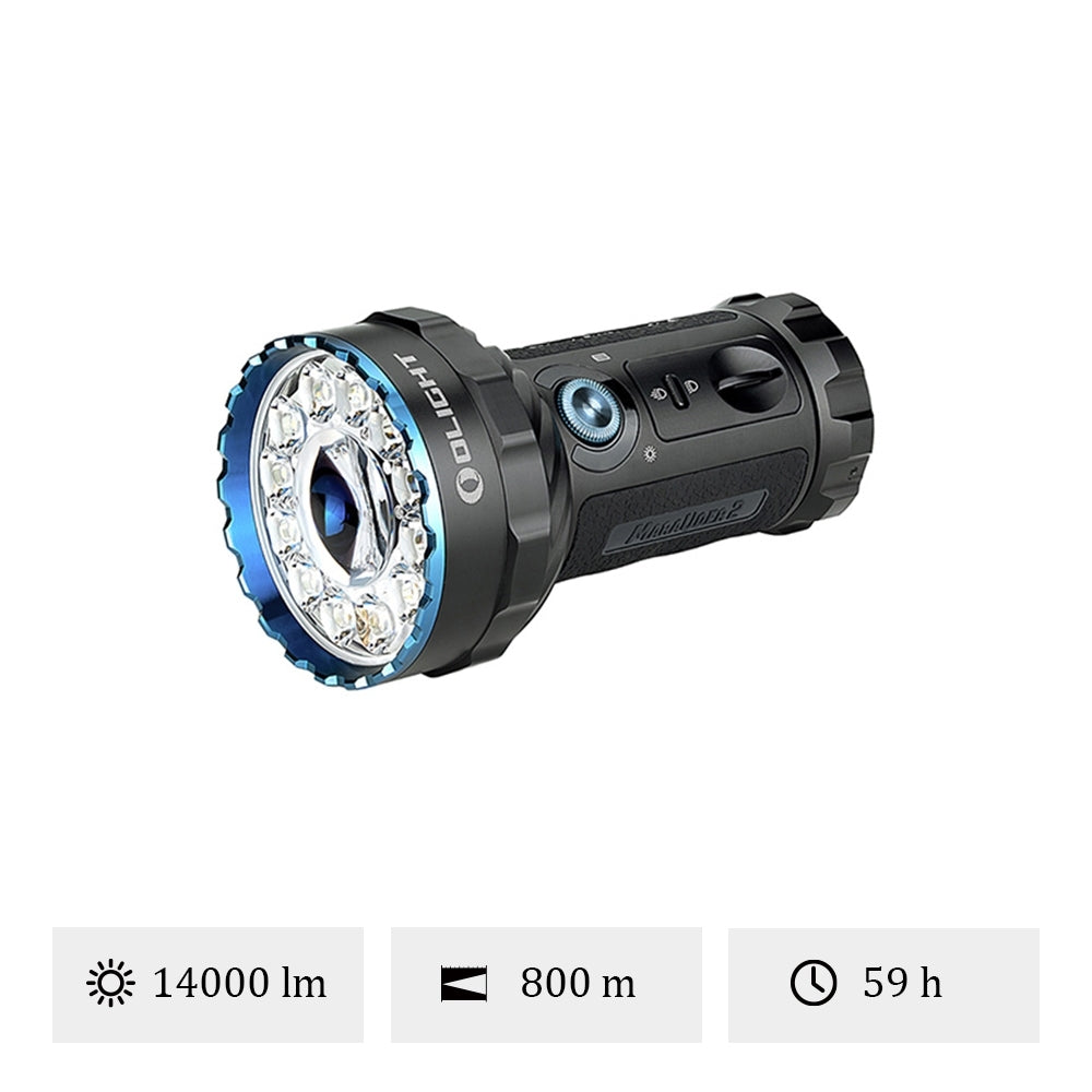 Olight Marauder 2 | lampe rechargeable ultra puissante | 14.000 lm