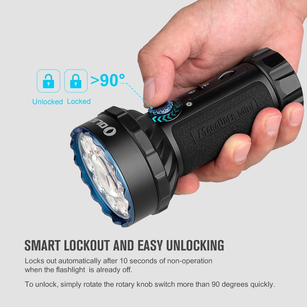 Olight Marauder Mini | lampe rechargeable multicolore | 7.000 lm