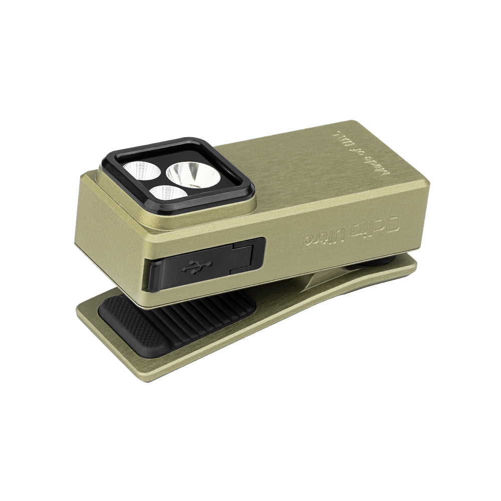 Olight Oclip Ultra | 3-an-1 Clip-on EDC Luucht | 530 lm - Olive Green