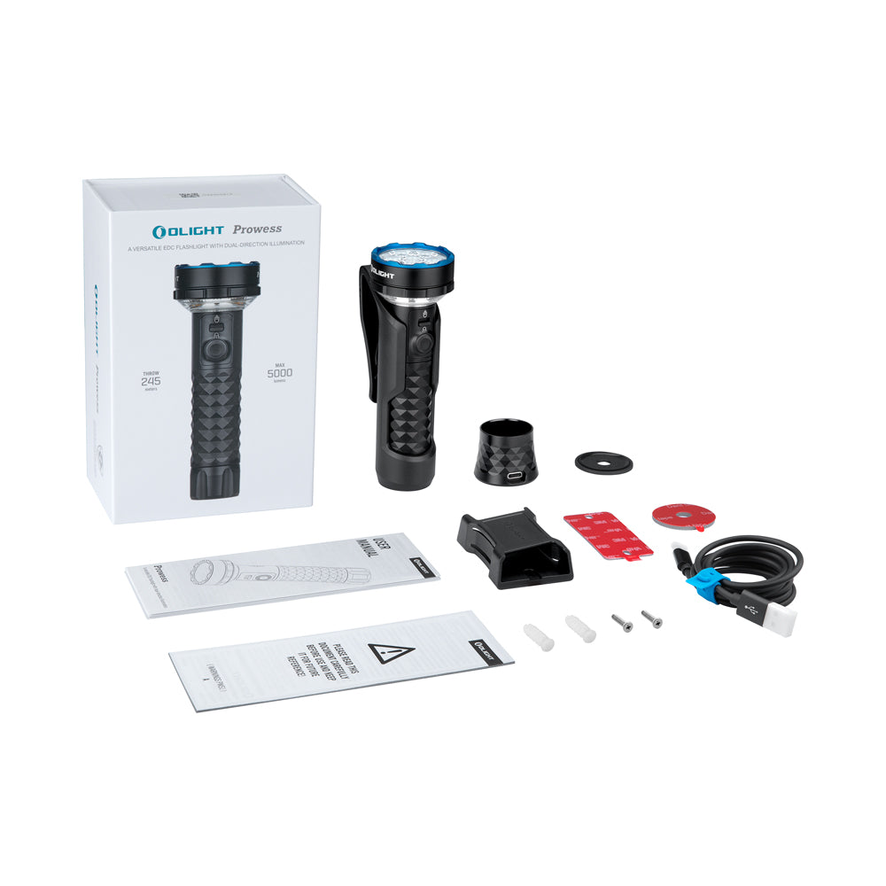 Olight Prowess | Taschenlampe mit bidirektionaler Beleuchtung | 5.000 lm