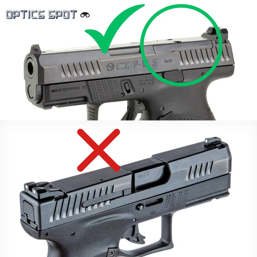 CZ P-10 Adapterplatte | Shield RMSc & Holosun K-series Footprint