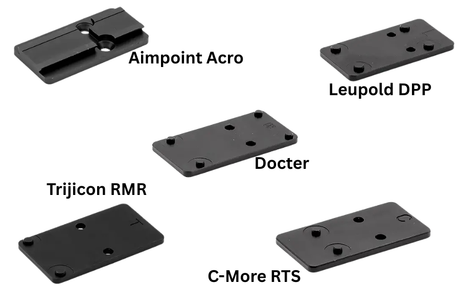 Adapter plates for Beretta APX Optics Ready models available