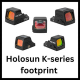Viseurs point rouge avec empreinte Holosun K-series