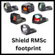 Viseurs point rouge with Shield RMSc empreinte