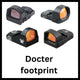 Viseurs point rouge avec empreinte Docter