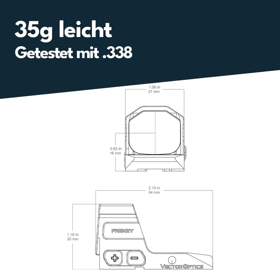 Vector Optics Frenzy 1x20x24 für CZ Shadow 2 OR 