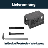 Picatinny montage point rouge avec rehausseur [32 mm] | C-More RTS empreinte 