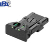 1911 [BoMar Cut] adjustable rear sight | fiber optic