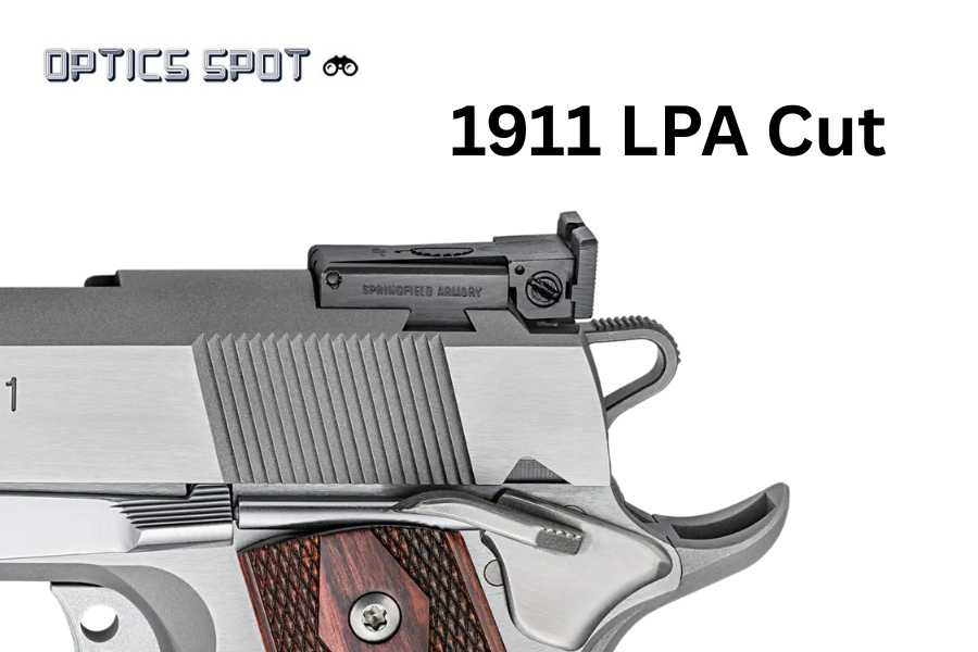 1911 [LPA Cut] ensemble de viseurs réglables avec fibre optique 