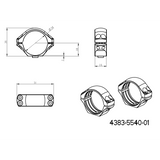 34mm Montageringe für Zielfernrohre | kurze Picatinny QD-Basis 