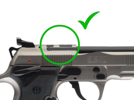 Beretta [92X 92XI 92 GTS 92X RDO M9A4] Adapterplack | Trijicon RMR Foussofdrock