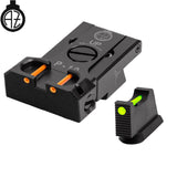 CZ P-10 organes de visée réglables avec fibre optique | type B 