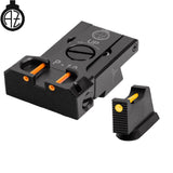 CZ P-10 organes de visée réglables avec fibre optique | type B 
