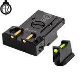 CZ P-10 organes de visée réglables avec fibre optique | type B 