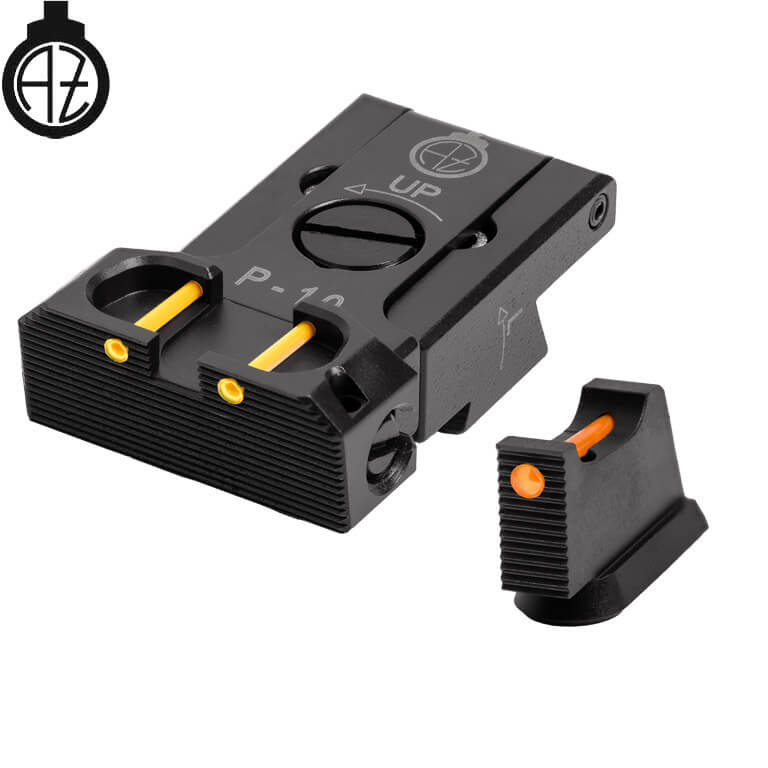 CZ P-10 organes de visée réglables avec fibre optique | type B 
