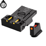 CZ P-10 organes de visée réglables avec fibre optique | type B 