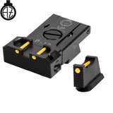 CZ P-10 organes de visée réglables avec fibre optique | type B 