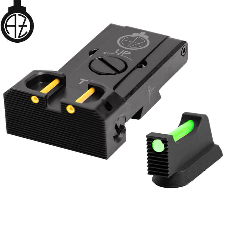 CZ TS 2, CZ TS 1 & CZ Shadow 2 organes de visée réglables Target avec fibre optique | type B 