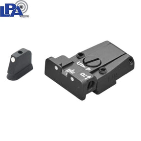 CZ P-07 CZ P-09 verstellbar Eisenviséierer | mat wäisse Punkten