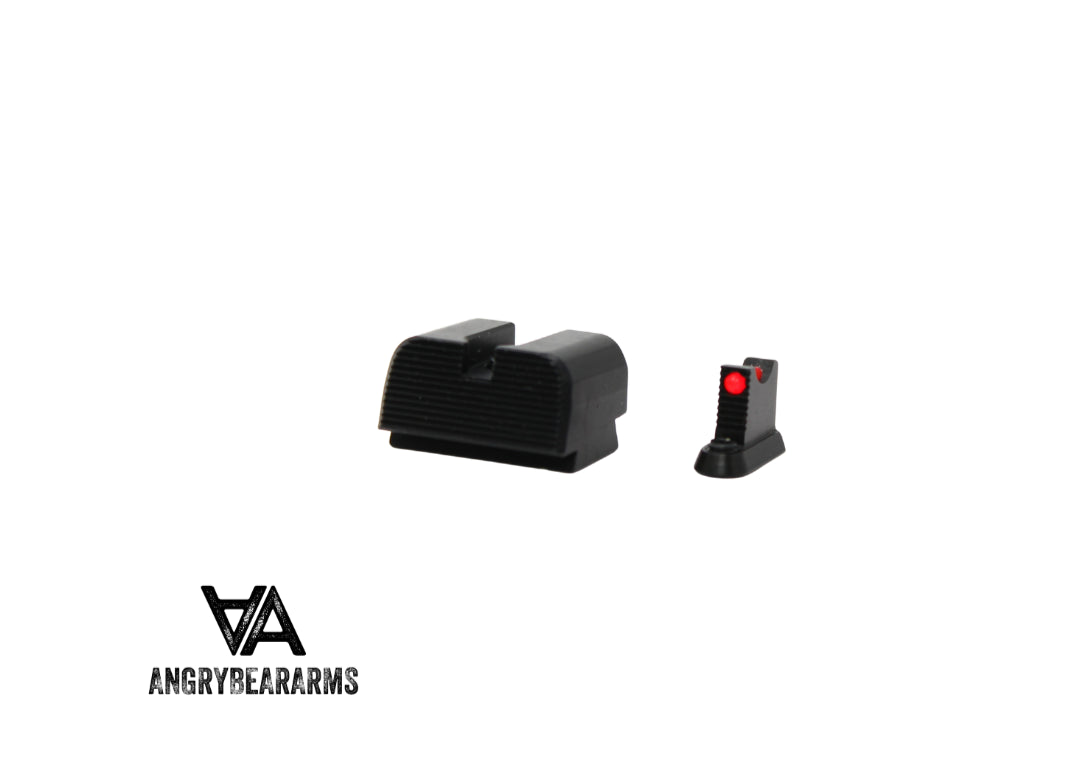 CZ P-10 Optics Ready héich Eisenviséierer | mat Faseroptik