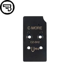 CZ Shadow 2 plaque adaptatrice | C-More RTS empreinte