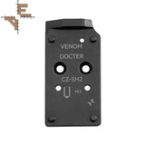 CZ Shadow 2 plaque adaptatrice | Docter empreinte